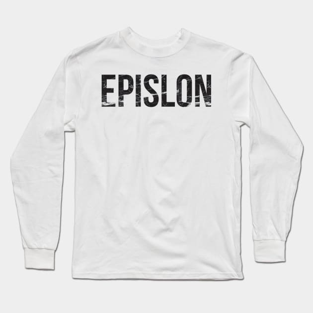 Marble Epsilon Long Sleeve T-Shirt by lolosenese